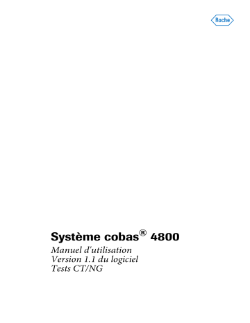 cobas z 480 | cobas p 480 v2 | Roche cobas x 480 Manuel utilisateur | Fixfr