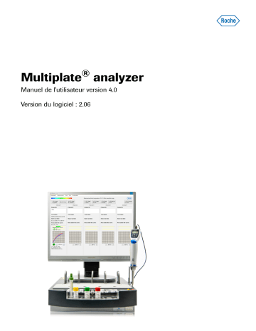 Roche Multiplate 5 Analyzer Manuel utilisateur | Fixfr