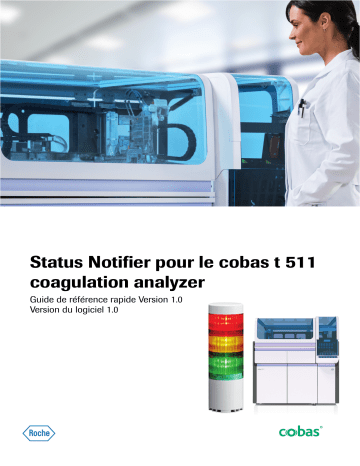 Guide de référence | Roche cobas t 511 Manuel utilisateur | Fixfr