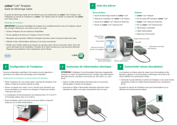 Guide de référence | Roche cobas Liat Manuel utilisateur | Fixfr