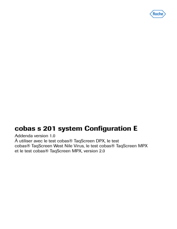 Roche cobas s 201 system Manuel utilisateur | Fixfr