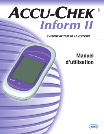 Roche ACCU-CHEK Inform II Manuel utilisateur | Fixfr