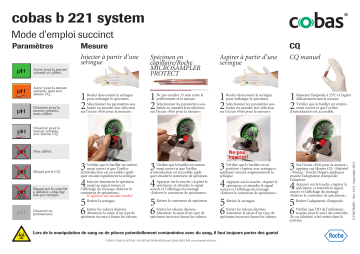 cobas b 221<6>=OMNI S6 system | cobas b 221<2>=OMNI S2 system | Roche cobas b 221<4>=OMNI S4 system Manuel utilisateur | Fixfr