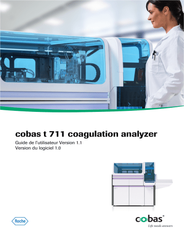 Roche cobas t 711 Manuel utilisateur | Fixfr