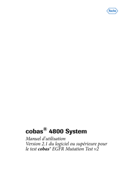 Roche cobas z 480 Manuel utilisateur