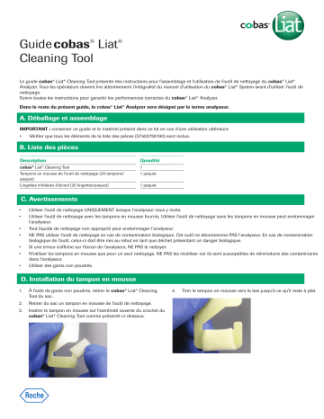 Roche cobas Liat Manuel utilisateur | Fixfr