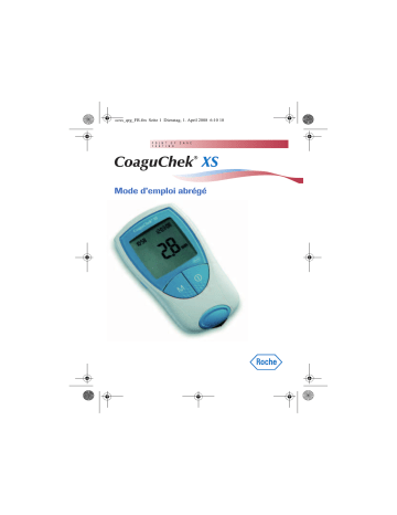 Roche CoaguChek XS Manuel utilisateur | Fixfr