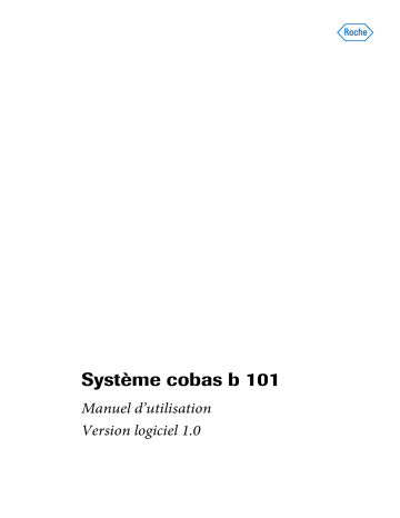 Roche cobas b 101 Manuel utilisateur | Fixfr