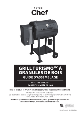 Master Chef Grill Turismo Pellet Grill Manuel utilisateur