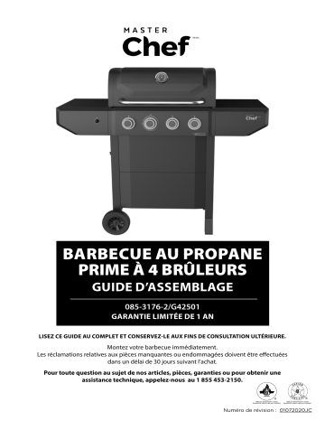 Master Chef Prime 4-Burner Manuel utilisateur | Fixfr