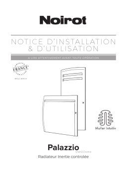 Noirot Palazzio Radiateur Manuel utilisateur