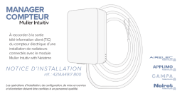 Noirot Manager Compteur Pilotage à distance Manuel utilisateur