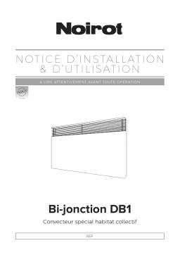 Noirot Bi-jonction convecteur DB1 Autres solutions de chauffage Manuel utilisateur