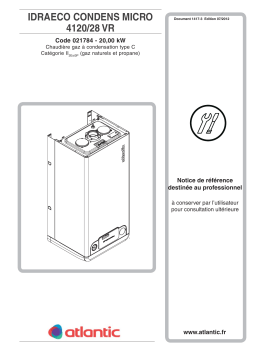 Atlantic IDRA ECO CONDENS MICRO 4100 VR Manuel du propriétaire