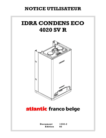 Atlantic IDRA ECO CONDENS Manuel du propriétaire | Fixfr