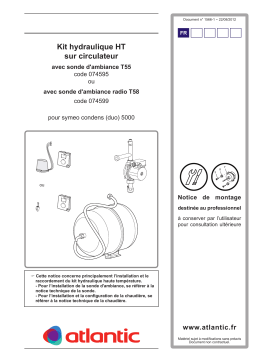 Atlantic KIT HT SYMEO CONDENS Manuel du propriétaire