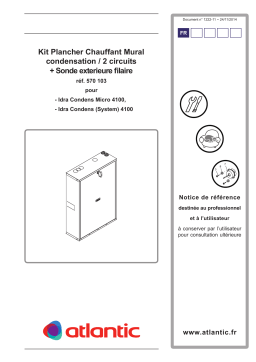 Atlantic KIT PCM IDRA CONDENS 570103 073456 073368 Manuel du propriétaire