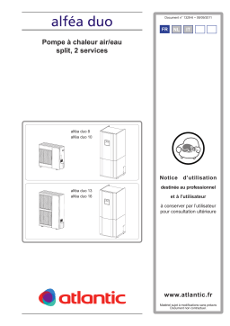 Atlantic ALFEA DUO Manuel du propriétaire