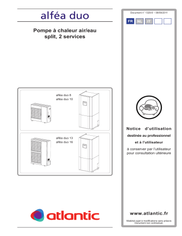 Atlantic ALFEA DUO Manuel du propriétaire | Fixfr