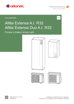 Atlantic ALFEA EXTENSA (DUO) A.I R32 Manuel du propriétaire