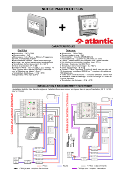 Atlantic PACK PILOT PLUS Manuel du propriétaire