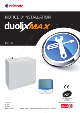 Atlantic Duolix MAX Guide d'installation