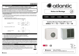 Atlantic AIREA T1 T2 15 30 Guide d'installation