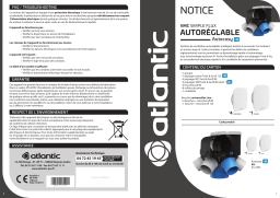 Atlantic AUTOCOSY IH Guide d'installation