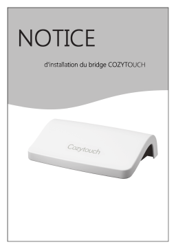 Atlantic Bridge Cozytouch Guide d'installation