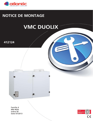 Installation manuel | Atlantic DF DUOLIX Guide d'installation | Fixfr