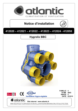 Atlantic Hygrolix BBC Guide d'installation