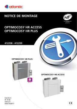 Atlantic OPTIMOCOSY HR ACCESS / HR PLUS Guide d'installation