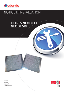 Atlantic filtres NEODF NEODF SRI Guide d'installation