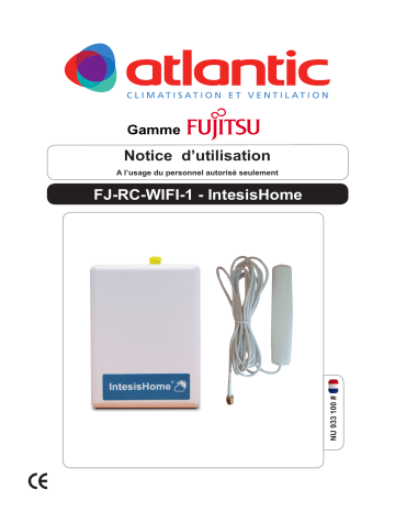 Atlantic INTESIS HOME - FJ-RC-WIFI-1 Manuel du propriétaire | Fixfr