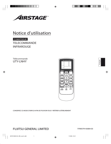 Atlantic Télécommande VRF infra-rouge (UTY-LNHY) Manuel du propriétaire | Fixfr