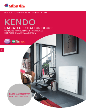 Atlantic Kendo Digital 2011 à 2014 Manuel utilisateur | Fixfr