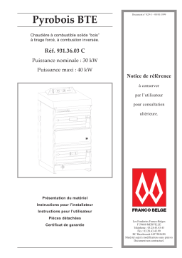 Atlantic PYROBOIS BTE Manuel du propriétaire