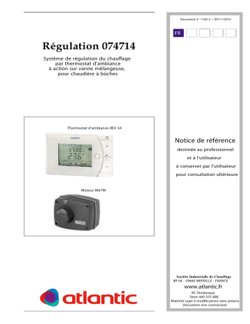 Atlantic REGULATION BOIS 074714 Manuel du propriétaire | Fixfr