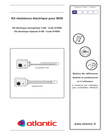 Atlantic RESISTANCE ELECTRIQUE SUR BALLON BHS Manuel du propriétaire | Fixfr