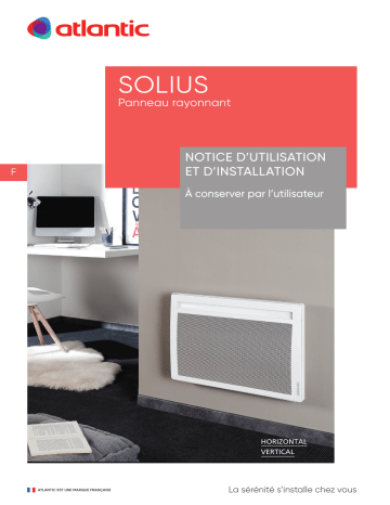 Atlantic Solius Manuel utilisateur | Fixfr