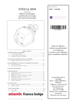 Atlantic STELLA 3050 Manuel du propriétaire