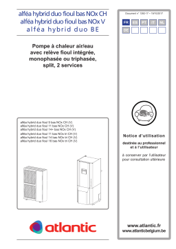 Atlantic alfea-hybrid-duo-fioul-bas-nox Manuel du propriétaire