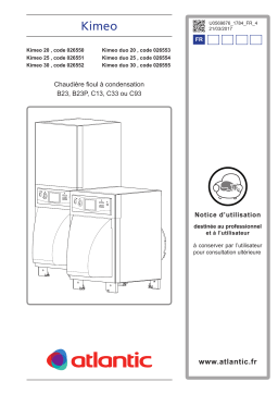 Atlantic kimeo Manuel du propriétaire
