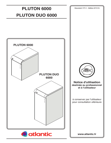 Atlantic pluton-6000-pluton-duo-6000 Manuel du propriétaire | Fixfr