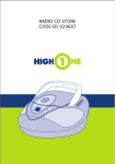 High One CD STONE Enceinte portable Manuel utilisateur