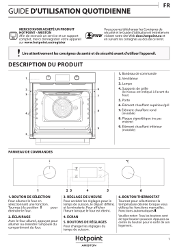 Hotpoint FA2 544 JC IX HA Four encastrable Manuel utilisateur