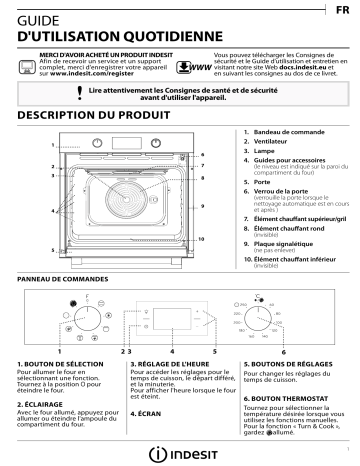 Manuel du propriétaire | Indesit IFW 6540 P IX Four encastrable Manuel utilisateur | Fixfr