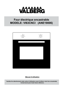 Valberg VI 63 CNC I Four encastrable Manuel utilisateur