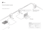 TP Link CPL DUO AV1300 PA8015P KIT pri Prise CPL Manuel utilisateur