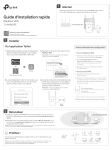 TP Link WA865RE Switch - R&eacute;p&eacute;teur WiFi Manuel utilisateur